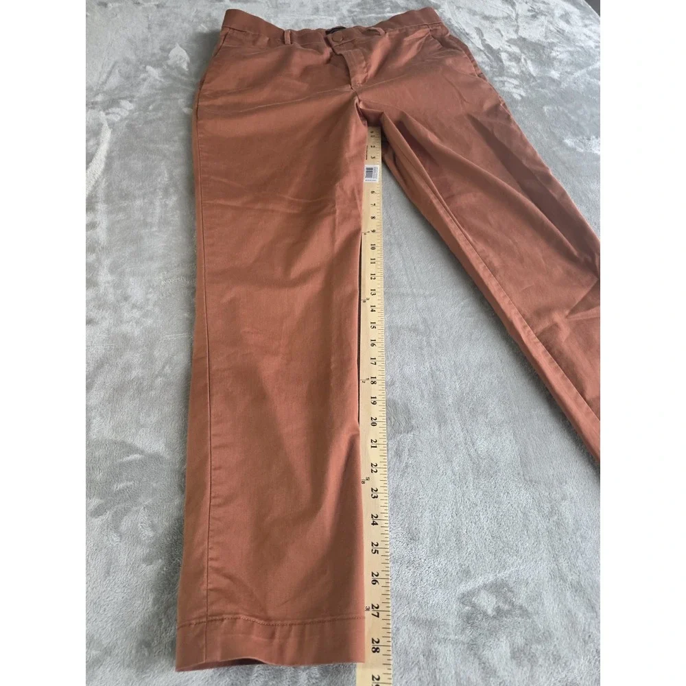 Banana Republic Mens Pants Size 33x30 Orange Slim Fit Traveler